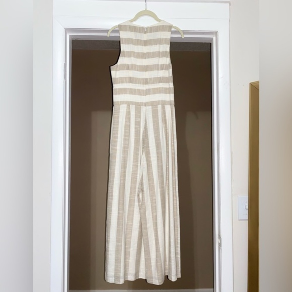 Sugar Lips Linen Striped Romper Jumpsuit - Picture 6 of 6